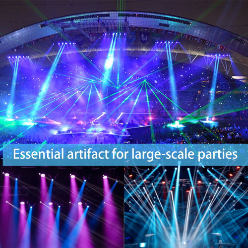 LED PAR Stage Light RGB 7-channel with Remote and DMX 1