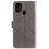 Samsung Galaxy A21s mandala wallet case grey 4