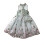 Mädchen-Partykleid, ärmellos, mit Blumenmuster, Spitze und Tüll, 1