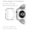 Compatível com Apple Watch de 38 mm - Capa ProGuard Original (Silicone) CRYSTAL Azul Escuro 4