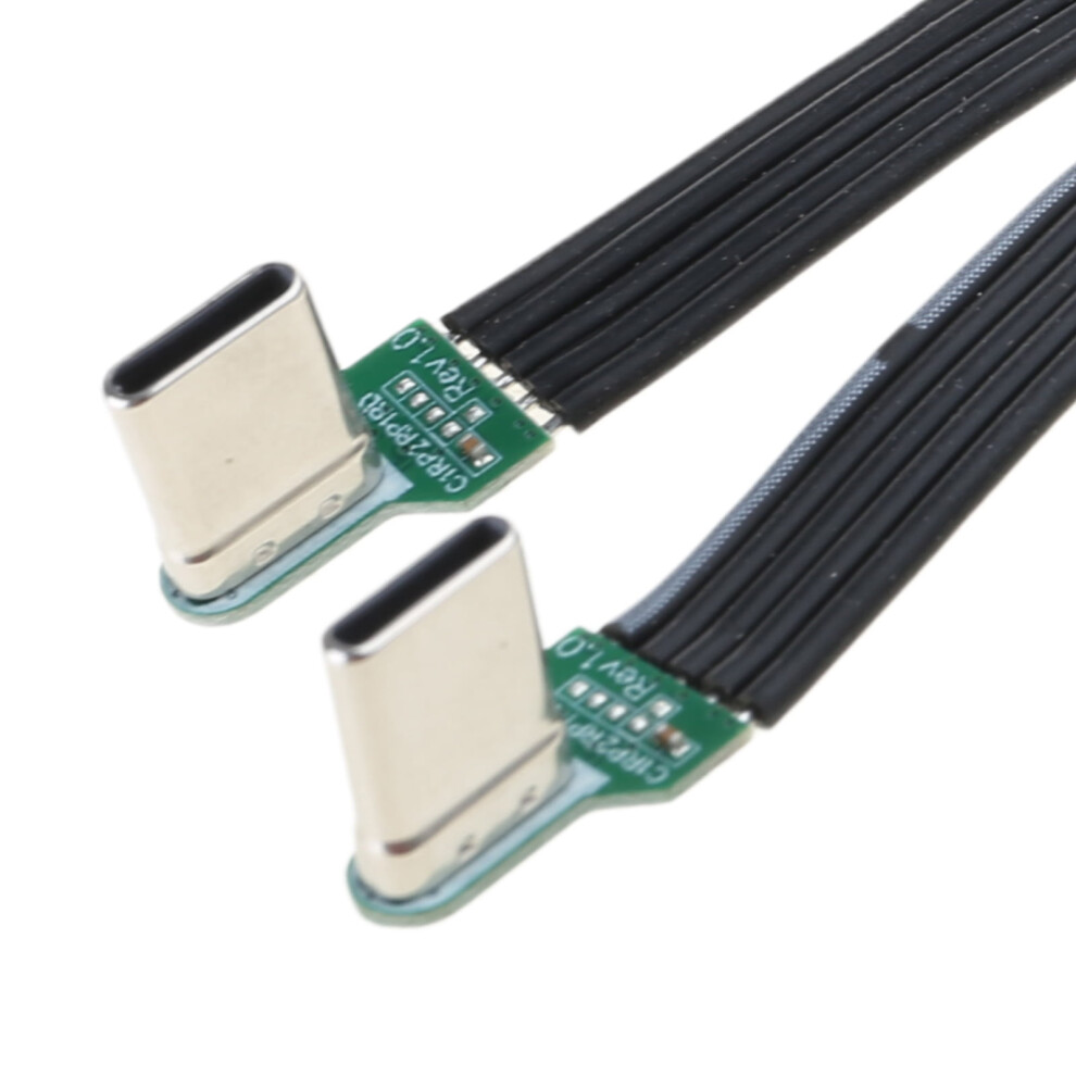 Silicone Usb-C To Usb-C Cable Angled 1M 9066521303076