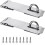Stainless Steel Gate Lock Hasp 5 Inch 2 Pack Silver 1