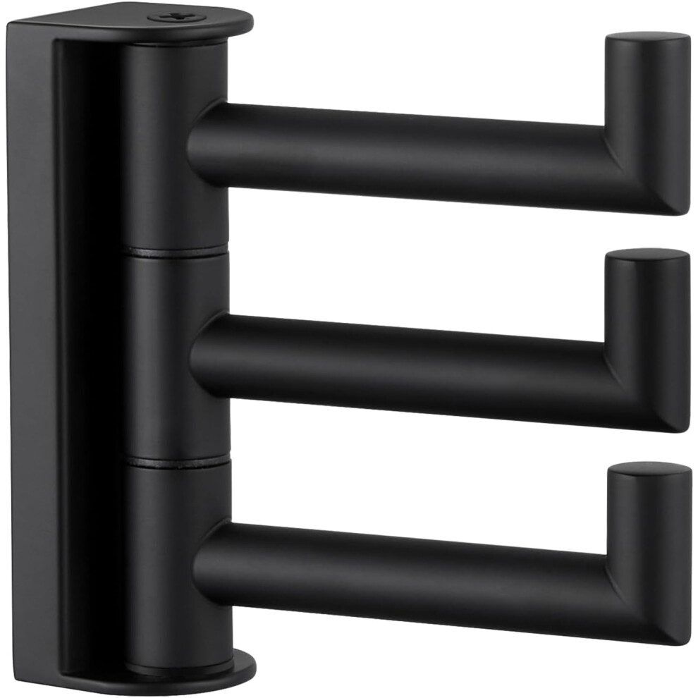 Swivel Towel Hook Stainless Steel 3-Arm Foldable 9377112852058
