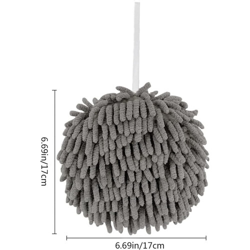 Chenille håndklær myke mikrofiber 2-pakning 1