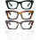 Lesebrille für Damen, übergroß, quadratisch, Blaulichtfilter 1