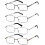 Lesebrille für Herren, Metall, Edelstahl, Flex-Lesebrille 1