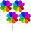 Regenbogen-Windmühle – Gartenspielzeug für sensorisches Spielen 1