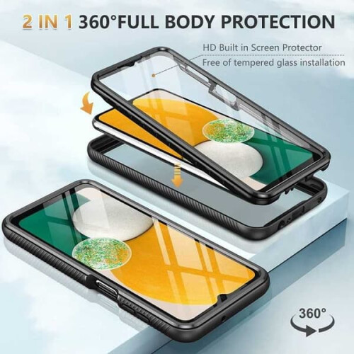 Capa Premium 3D Transparente com Cobertura Total ThreeSixty Compatível com Samsung A13 5G / A04s 1