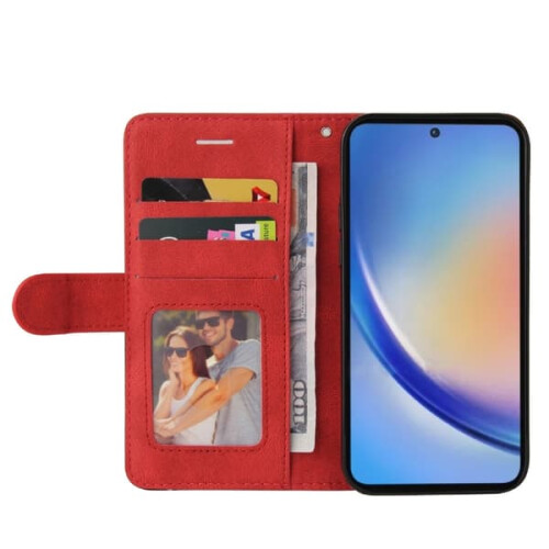 KT Wallet Case for Samsung Galaxy A35 - Red 2