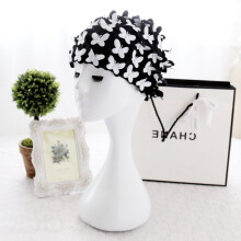 Butterfly Flower Swim Cap for Women 1 Piece