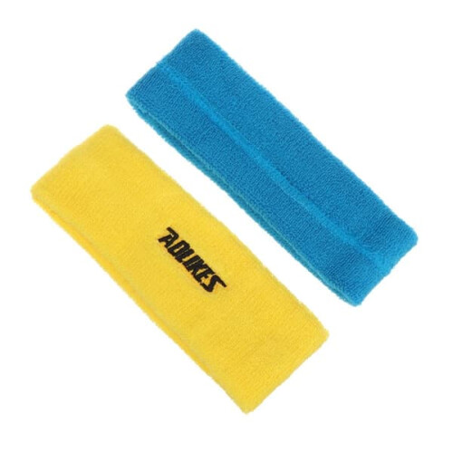 Cotton Sweat Headband for Men Orange One Piece 2