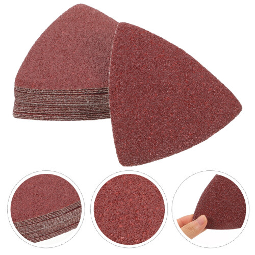 Sanding Pad Flocking Polishing Brown for Electric Grinder