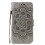 Samsung Galaxy S21 mandala leather case grey 2