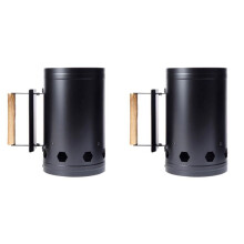 2X Barbecue Tools Fast Point Charcoal Ignition Barrels Carbon Stove Ignition Outdoor Barbecue Tools