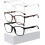 Blauwlichtfilterbrillen voor dames en heren, 3-pack 1