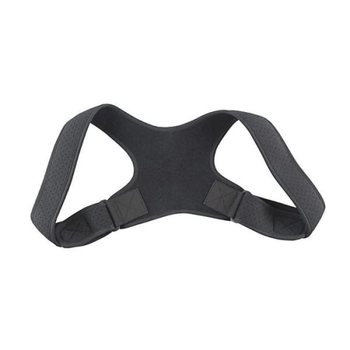 Back and Shoulder Support Brace Black 1