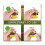 Hand Calculator 4-Digit Mechanical 6 pcs Assorted Colors 4