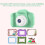 Children's Digital Camera Green 1080P Video 3