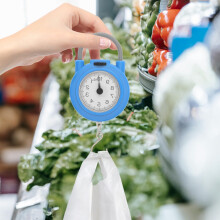 Scála bagáiste iniompartha éadrom le crúca 10kg