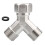 Copper Y Splitter Connector 1/2 Inch BSP 1
