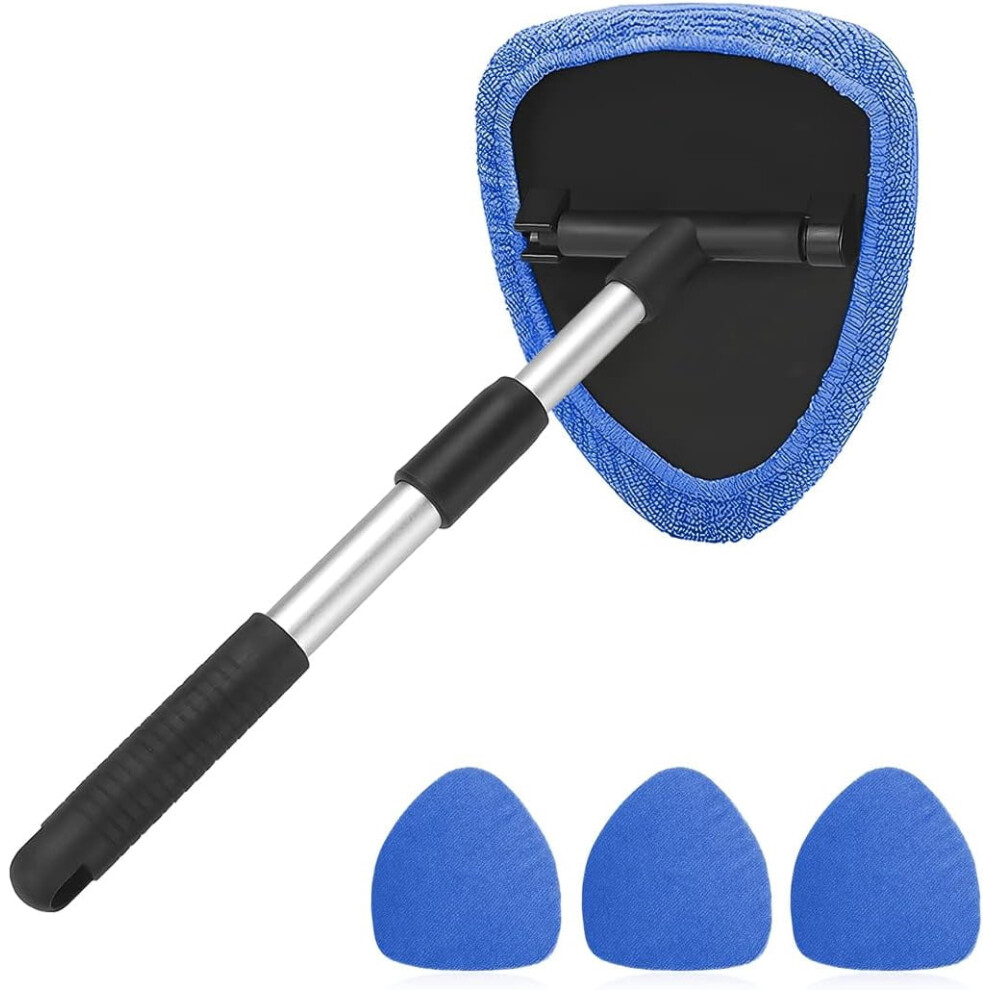 Microfiber Car Windshield Cleaner With Extendable Handle 9341593939454