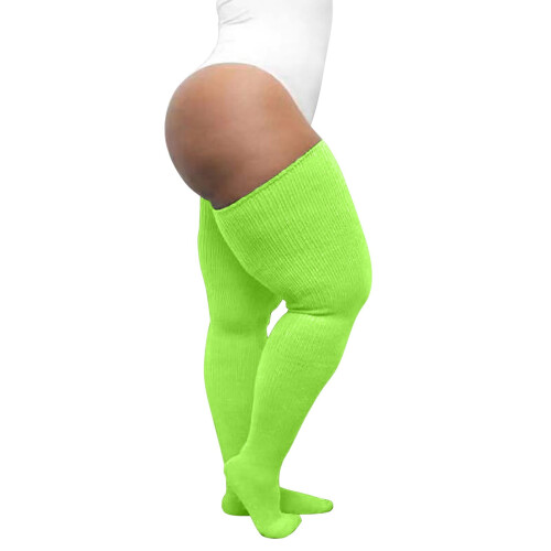 Women's Plus Size Over-Knee Compression Socks Cotton Tall 1 1
