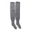 Thigh High Stockings Solid Cotton Plus Size Grey 4