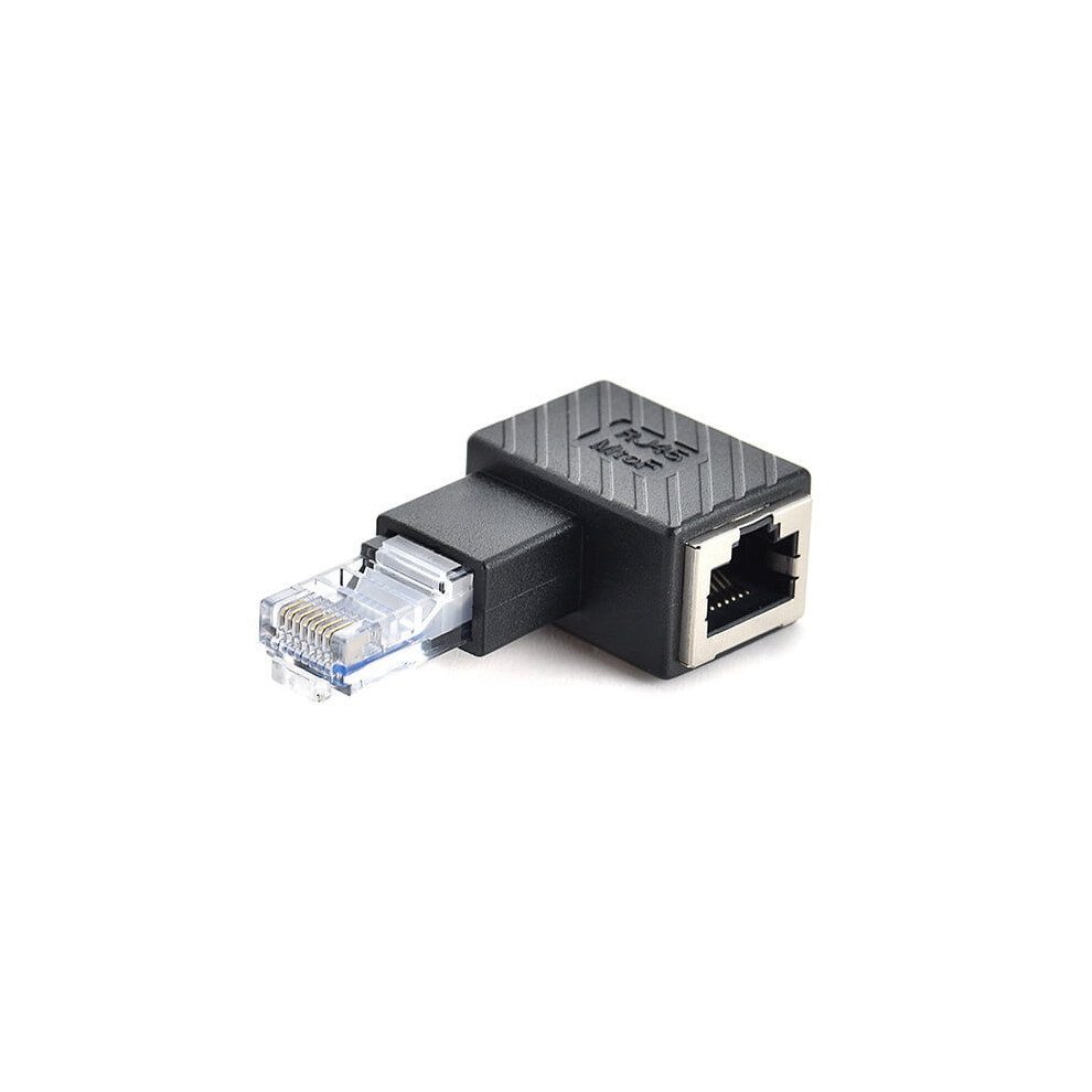 Rj45 Angled Male To Female Ethernet Adapter 1 Pcs 9097180051916