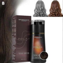 (Dark brown) Polar Hair Dye Shampoo Polar Hair Care HairCare Shampoo 200ML