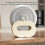 Apple Pot Lid Rack White Gravity Clamp Holder with 4