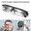Ρυθμιζόμενα γυαλιά Dial Vision Γυαλιά μεταβλητής εστίασης Ανάγνωση απόστασης (2 4