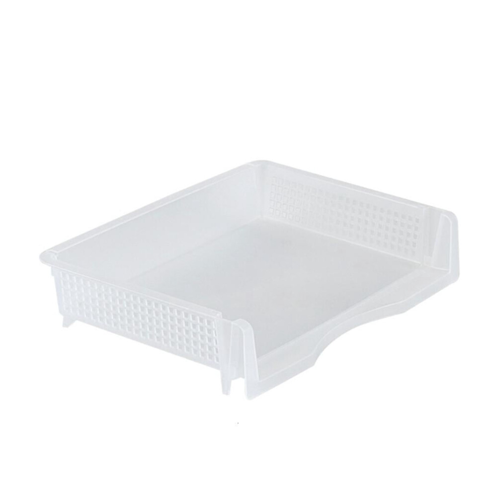 Stackable Letter Tray Rectangular Document Organizer
