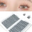 3D individual eyelashes 11mm 320 clusters 6
