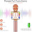 Kids LED Microphone for Karaoke, Ages 3-10 2