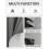 Blackout Curtains Black Insulated Lining 100x200cm 2