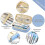 Pencil case light blue large capacity 1 piece 3