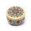 Retro floral tin tea storage box A6 4