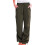 Calça cargo feminina de perna reta e elástica com bolso de botão. 2