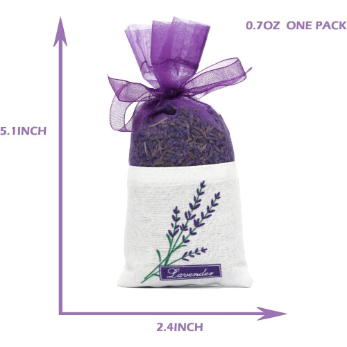 Lavender Sachets Natural Dried Flowers 1/5/10 Pack 2