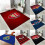 Vintage square rug soft non-slip high absorption 120x120cm 3