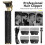 Beard Trimmer Black 4-Piece Set 4