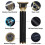 Beard Trimmer Black 4-Piece Set 6