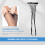 Footlace blondetights svart polyester bomull 2 stk 6