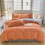 Organic Cotton Bedding Set 300 TC 4-Piece Orange 5
