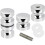 Steel Sliding Shower Door Knobs for Glass 2 Pack 2