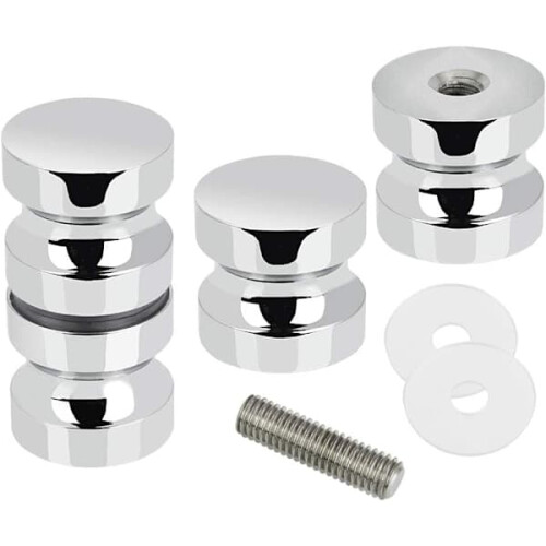 Steel Sliding Shower Door Knobs for Glass 2 Pack 1