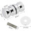 Steel Sliding Shower Door Knobs for Glass 2 Pack 4