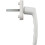 White Aluminum Window Handle Universal Left Right 4 Pack 4