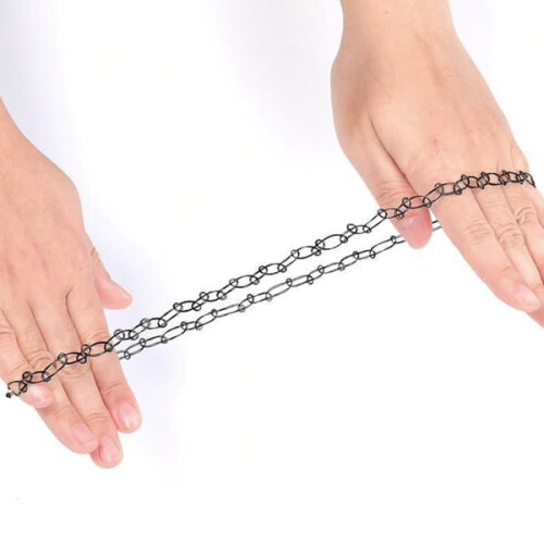 Choker Necklace Black One Size 12-Pack 2