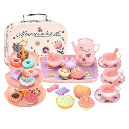Tea Set for Girls Pretend Play 43-Piece 2